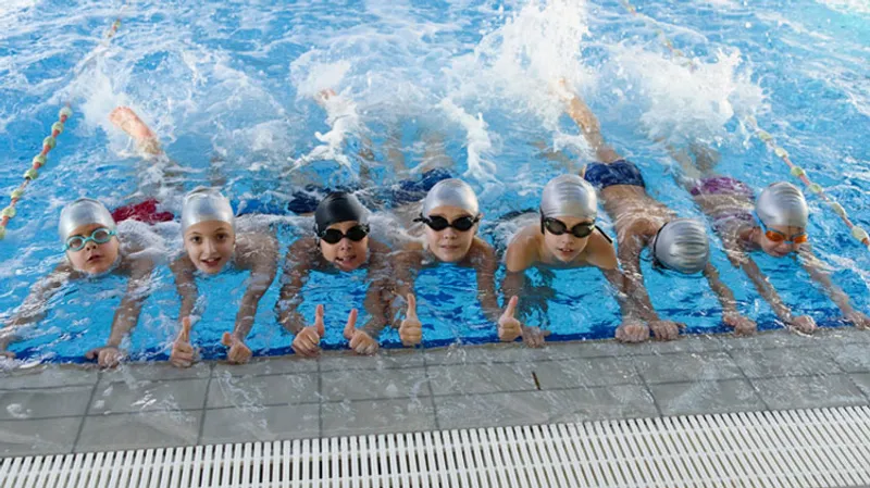 Skupinová lekce plavání
